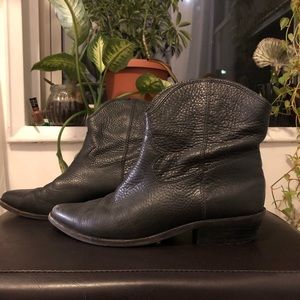 Genuine Leather- Low Western Boots